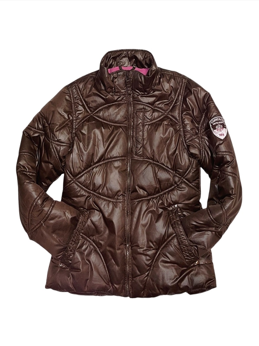 HAWKE & CO Girl's Brown Winter Coat Size 10/12